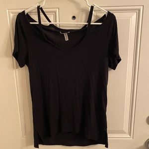 PINK cold shoulder top